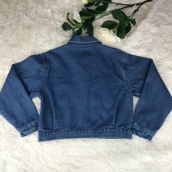 Vintage No Excuses Denim Jacket: Size 10 - Picture 6 of 8